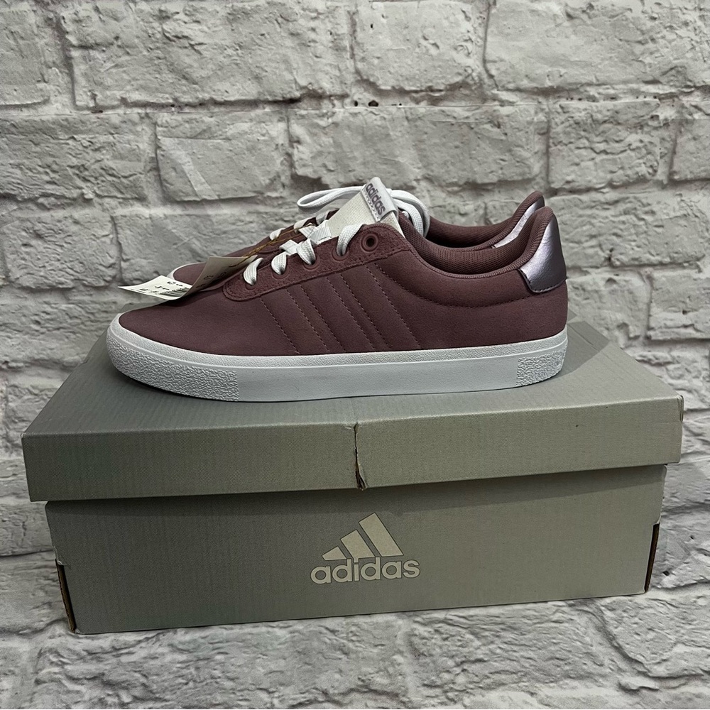 Adidas Vulc Raid3R Sneaker Skate Shoe Magic Mauve Suede Athletic 7.5 NEW